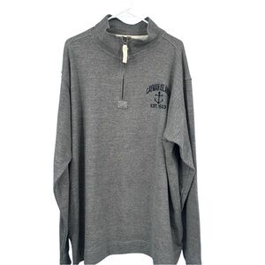 Cayman Islands Gray Half-Zip Sweatshirt